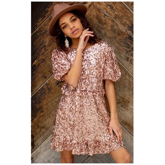 Joyfolie | Festive Special Occasion Sequin Opal Dress Multicolor | 3 - Picture 5 of 12